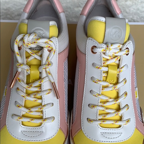 MICHAEL KORS MADDY TRAINER MESH OPTIC WHITE - Picture 9 of 16